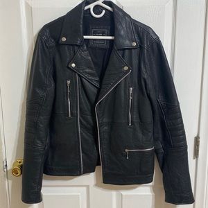 TOPMAN LEATHER MOTO JACKET